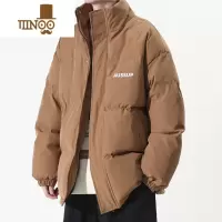 YANXU羽绒棉服男士冬季加绒加厚袄子男生面包棉衣青少年情侣款冬天外套