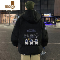 YANXU美式宇航员羽绒棉衣男款冬季外套潮牌加厚棉服ins高中生保暖棉袄