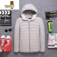 YANXU男士羽绒棉衣大码短款轻薄棉服工作服加肥加厚中青年棉袄冬装外套