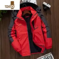 YANXU冬季防风防水棉衣男加绒加厚冲锋衣男士棉袄休闲宽松保暖男装棉服