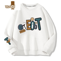 YANXU2023新款青少年流行上衣卫衣男士宽松休闲潮牌痞帅长袖打底衫