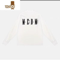 YANXUMedm长袖T恤国潮休闲男女上衣字母印花百搭美式宽松