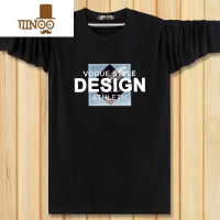 YANXU新款长袖t恤男士秋季宽松圆领上衣服潮流大码打底衫秋衣男装