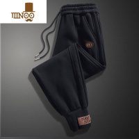 YANXU休闲裤男士卫裤秋季新款大码宽松加肥加大胖子冬束脚运动裤子