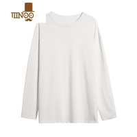 YANXU白色长袖t恤男士夏季薄款潮牌防晒衣服美式大码卫衣