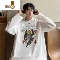 YANXU卫衣男潮牌美式卡通痞帅休闲长袖T恤男生打底衫潮流上衣服