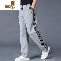 YANXU夏季运动裤直筒裤子男士宽松百搭男裤卫裤大码薄款休闲裤长裤男生
