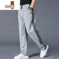 YANXU夏季运动裤直筒裤子男士宽松百搭男裤卫裤大码薄款休闲裤长裤男生