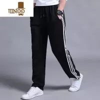 YANXU夏季运动裤直筒裤子男士宽松百搭男裤卫裤大码薄款休闲裤长裤男生