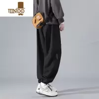 YANXU束脚工装裤男款夏季长裤夏天薄款宽松休闲裤大码男生运动裤子