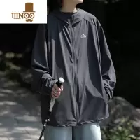YANXU薄款冰丝防晒衣男夏季山系户外潮牌宽松日系原宿连帽外套