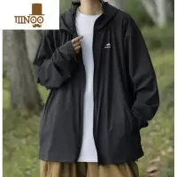 YANXU冰丝凉感防晒服外套男夏季轻薄款连帽夹克情侣户外皮肤衣