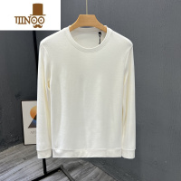 YANXU男士款时尚帅卫衣新款简约百搭圆领长袖青年潮流休闲上衣体恤