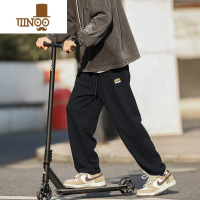 YANXU@ 灰色卫裤男夏季宽松直筒运动休闲裤薄款男生裤子男款