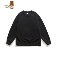 YANXU秋季新款400g纯色圆领卫衣男生款情侣装百搭宽松长袖上衣