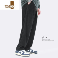 YANXU 霜花双股定织 新款垂感潮流卫裤高街长裤运动休闲裤男