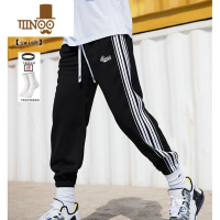 YANXUSwish运动长裤男复古潮束脚美式训练卫裤宽松直筒扎袜篮球裤