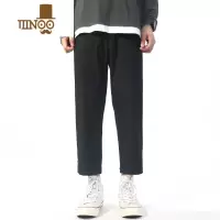 YANXU冰爽叠冰纤 2023裤子男夏季薄款宽松直筒运动速干工装休闲裤男潮