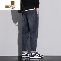 YANXU牛仔裤男士宽松直筒广州新塘镇休闲百搭锥形长裤子男款