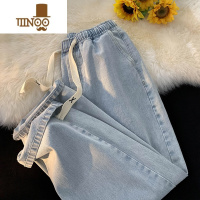 YANXU宽松直筒牛仔裤男新款潮ins大码舒适百搭休闲潮流阔腿长裤