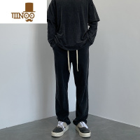 YANXUakinzhi 夏季薄款男女休闲裤宽松高街直筒裤长裤卫裤运动裤裤子潮