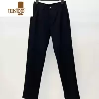 YANXU新款休闲裤男夏季薄款垂感直筒修身小脚潮流阔腿弹力西装裤长裤男