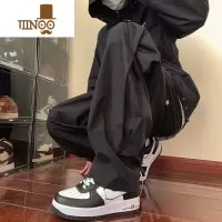 YANXU美式机能冲锋裤男士夏季冰丝薄款直筒运动速干夏天男生休闲长裤子
