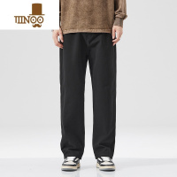 YANXU潮牌简约休闲长裤男秋季新款街头ins直筒宽松百搭工装长裤男