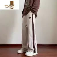 YANXU夏季潮牌宽松阔腿裤男装美式ins潮流复古直筒长裤百搭休闲裤子男