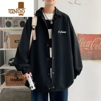 YANXU港风外套男潮牌感休闲加绒运动夹克韩版潮流学生百搭帅气