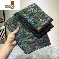 YANXU黑色牛仔裤男2023年新款潮牌印花ins韩版潮流百搭微哈伦小脚裤子