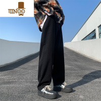 YANXU牛仔裤男款夏季薄款美式潮牌宽松阔腿直筒新款男士休闲长裤子