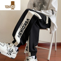 YANXU长裤子16岁男孩青少年初中学生14帅气运动休闲裤15大童男装