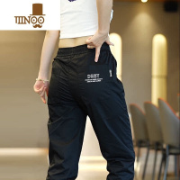 YANXU2023新款休闲裤男夏季薄款运动韩版百搭裤子纯色透气男裤