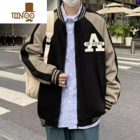 YANXU初高中学生棒球服男拉链外套2023新款男生港风潮流拼色夹克