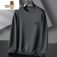 YANXU款男士卫衣加肥加大码胖子宽松休闲长袖T恤宽松圆领打底上衣