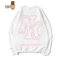 YANXU街头潮牌圆领卫衣情侣宽松厚外套男女加绒大码防水滑雪服