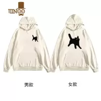 YANXU情侣装秋装卫衣roora潮牌2023新款秋季上衣连帽外套男roora感