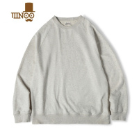 YANXU工装 复古水洗毛圈布圆领卫衣外穿打底衫T恤叠穿套头男秋