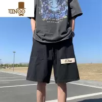 YANXU日系复古休闲工装短裤男款夏季潮牌高街百搭宽松阔腿五分中裤