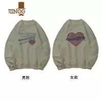 YANXU不一样的情侣装卫衣款2023新款潮感美式oversize卫衣外套