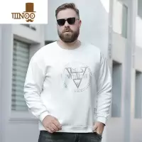 YANXU大码男装卫衣男加肥加大号胖子潮打底衫上衣服宽松