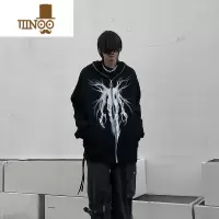 YANXU尾郎的店 美式炸街外套男ins潮牌宽松bf慵懒风街头痞帅开衫卫衣潮