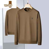 YANXU新款运动卫衣男宽松圆领休闲长袖T恤加肥加大码胖子套头上衣