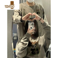 YANXU不一样的情侣装卫衣2023装新款小众感男女圆领衣服外套