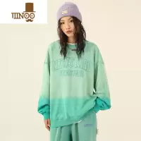 YANXUXINGHD星河美式多巴胺穿搭卫衣男女oversize潮牌圆领