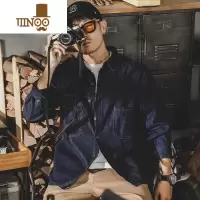 YANXU美式工装衬衫男长袖2023年新款ins潮牌休闲衬衣男牛仔外套男秋季