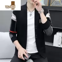 YANXU2023年新款针织开衫男士外套潮牌刺绣休闲毛衣高端毛衫上衣