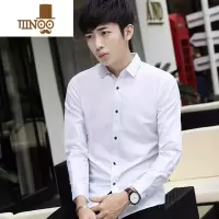 YANXU秋季牛仔衬衫男生长袖衬衣服韩版潮流帅气外套2023新款工装寸衫