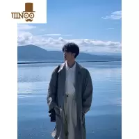 YANXU韩系风格穿搭风衣夏季薄款中长款防晒服cleanfit外套成熟稳重男装